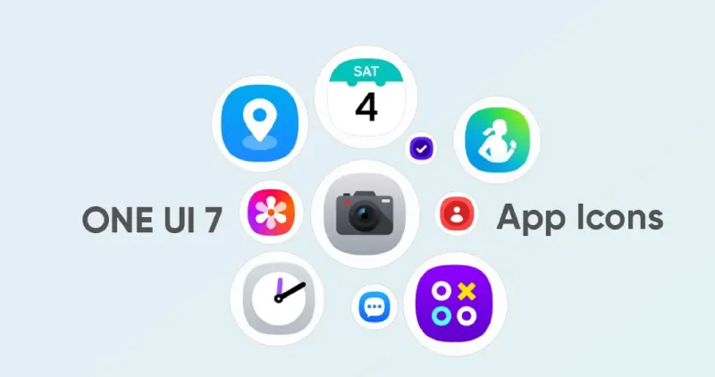 One-UI-7-App-icons One UI 6.1.1 vs One UI 7 – What’s New?